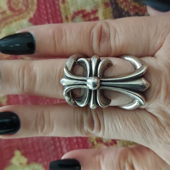 Chrome Heart Jewelry - *****SOLD*****Chrome Heart LARGE Cross Ring